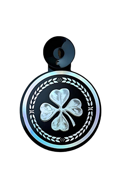 HMNL Oto Resimlik Vantuzlu DÖR YAPRAKLI YONCA SİYAH 7 CM