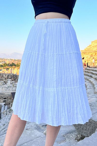 DSB Şile Bezi Summer Skirt Lined 100% Cotton 60 cm