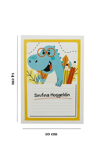 reprodesign 10 X 14 cm to Your School - Welcome Printed Card, 30 Pieces Model: 3