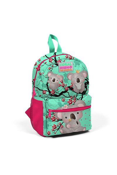 Coral 23513 Model kidS Neon Coral Two Compartment Slot Backpack