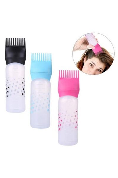 SARFEX 1 Pcs Hair Bottle with Comb - Dye Comb, Hair Care and Coloring
