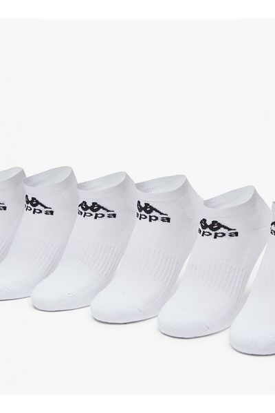 Kappa Logo Print Ankle Length Socks - Set of 6