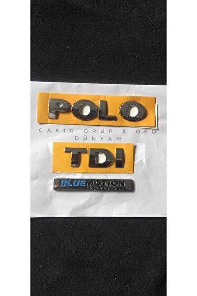 OEM Volkswagen Polo Tdı ve Bluemotion Bagaj Yazısı