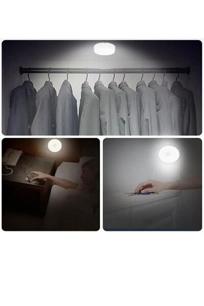 Cata Hareket Sensörlü Usb Şarjlı Led Işık Aydınlatma Lamba Oda Mutfak Salon Merdiven Işıklandırma