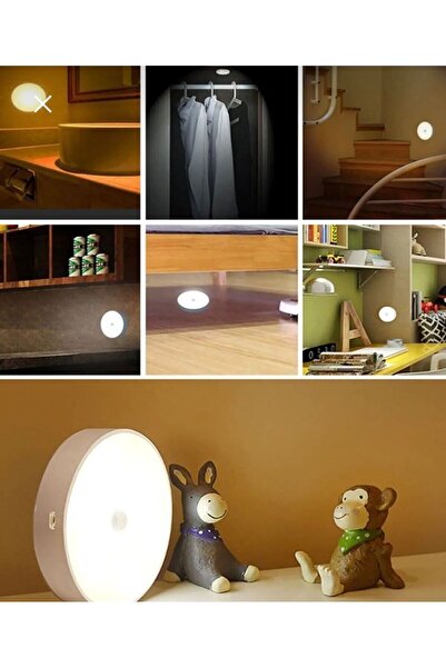 Cata Hareket Sensörlü Usb Şarjlı Led Işık Aydınlatma Lamba Oda Mutfak Salon Merdiven Işıklandırma