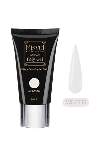 Misyul Poly Jel Protez Tırnak, Hızlı Tırnak Uzatma Polygel 30ml