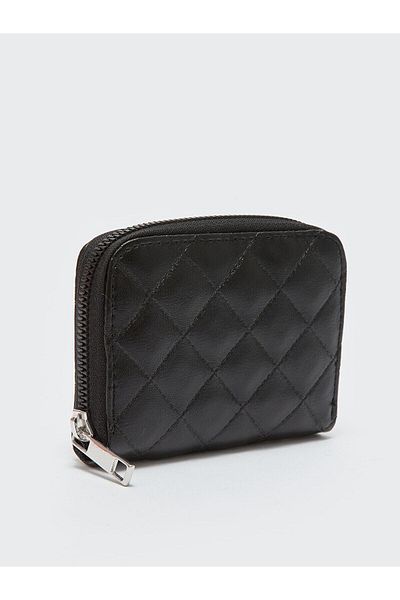 LC Waikiki Fuchsia Quilted Leather Look Women's Wallet - Lcw Accessories