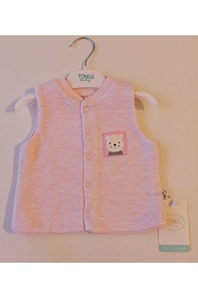 Tongs Baby Baby Girl Pink Quilted Vest 6 Months