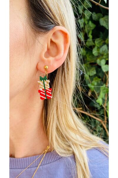 elamindunyasi Miyuki Knitted Figure Earrings