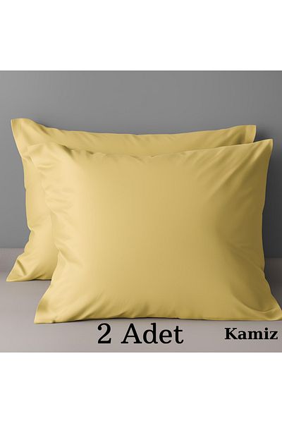 KAMİZ 2 Cotton Pillow Cases with Cover - 50x70