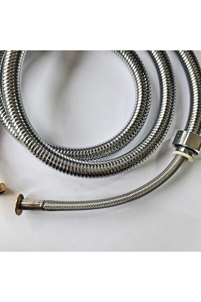 yapıtaşı Yt09 Nirvana Çelik Örgülü Kopmaz Dolanmaz Banyo Duş Spiral Hortumu 175cm-2yıl Garanti