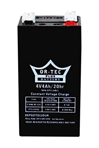 ORTEC 4v 4ah Bakımsız Kuru Akü Yeni Ürün