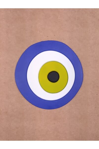 1000Nar Nazar Boncuğu Süs / Kapı Süsü, Araba Torpido Üstü Kaymaz Kauçuk Dekoratif Nazar Boncuğu / Çap: 6 Cm