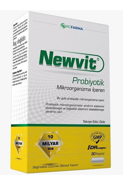Newvit Probiotic Capsule - Elegant and Flexible Design