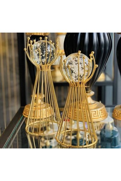 AkanHediyelik 2 li Metal Küre Aksesuar Set