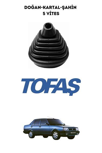 MEF Tofaş Doğan Slx 5 Gear Soft Rubber - Şahin Eagle Gear Shift Bellows