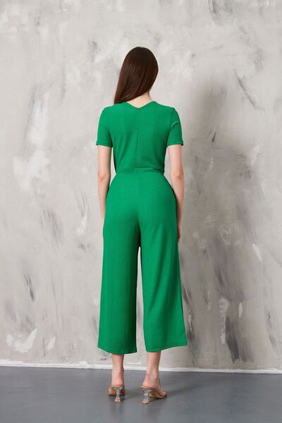 SEVENLINE Ολόσωμη φόρμα με διπλό γιακά με ζώνη