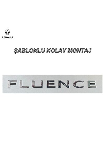 İthal RENAULT FLUENCE BAGAJ YAZISI ŞABLONLU