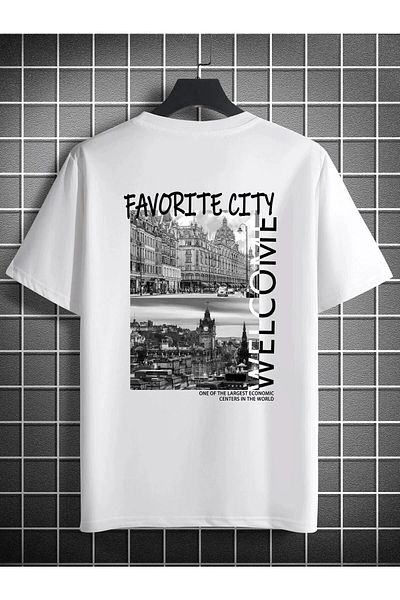 DAXİS Sportwear Company Tricou oversize imprimat-