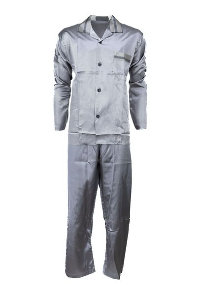 Oppland Men's Classic Model Pajama Set Premium Silky Satin Fabric Pocket Stylish Striped Comfortable Full Fit