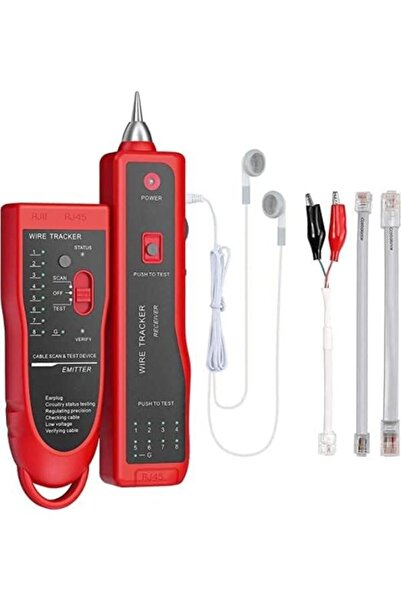 Genel Markalar SE-AR868 Kablo Test Cihazı RJ11 RJ45 Cat5 Cat5E Cat6 Telefon - Network Hat Bulucu BİLİ BİLİ