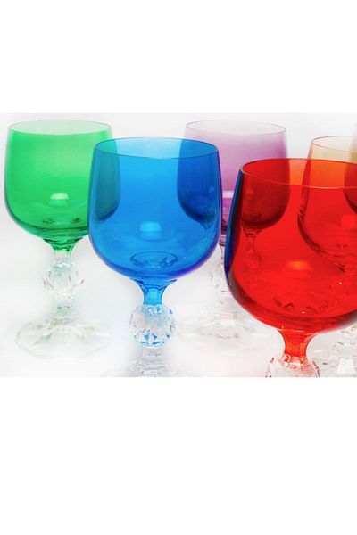 LEONARTE CASA 6-Person Bohemia Crystal Coffee Side Water Cup Mix