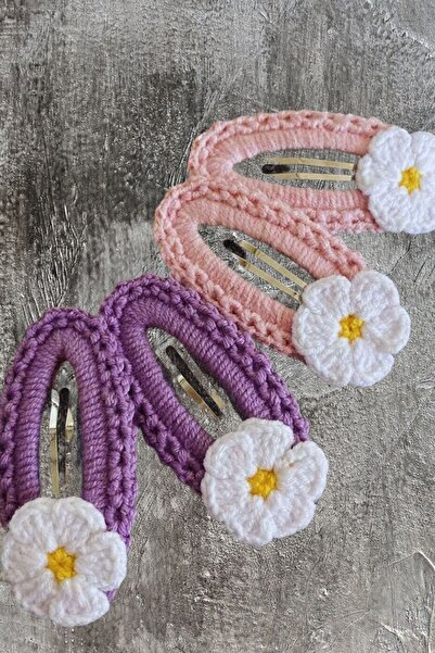 zanaatçı anne 4-dijelni set šarenih kopči u obliku tratinčica za devojčice - ...