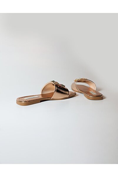 sorella Women's Colorful Stoned Shiny Stylish Slippers - Maria