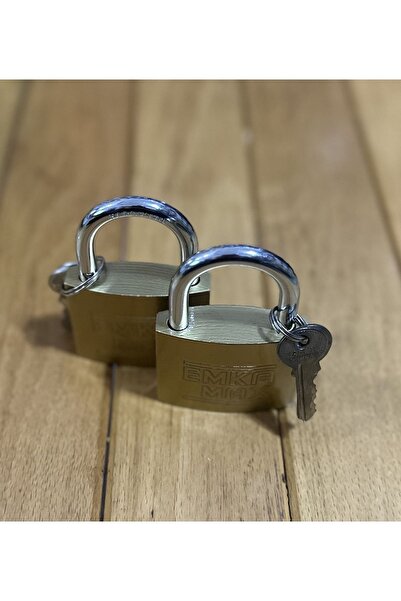 SERMER PAZARLAMA 2 adet 63 mm sarı asma kilit