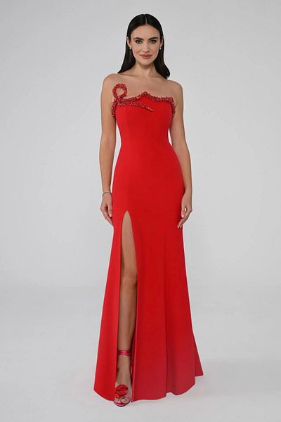 ALFABETA Evening Dress - Women's Comfortable Cut Shoes