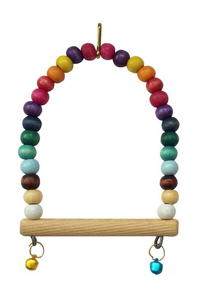 YİĞİTLERAVM Natural Wooden First Quality Budgie Swing