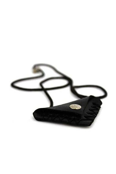 Serashine Boş Deri Cevşen Kabı Kılıfı Askılı Kolye Üçgen 4 Adet