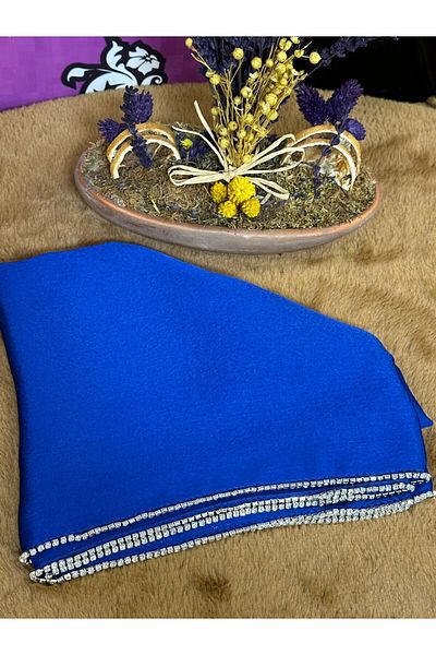 Elif COSİE BLUE STONE SILVER SPECIAL DESIGN JANJAN SHAWL
