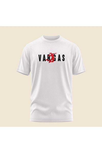 Massgai Βαμβακερό μπλουζάκι Vargass Airlines Printed Unisex Oversize - Κοντό μανίκι