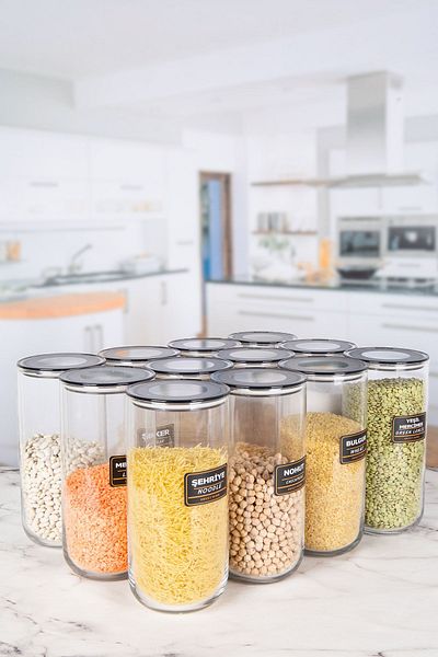 Lizzy Pack of 12 Labeled Vacuum Covered Lava Duo 1500 ml