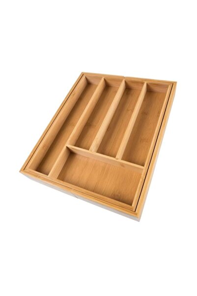 Colours Expandable Wooden Bamboo Spoon Holder