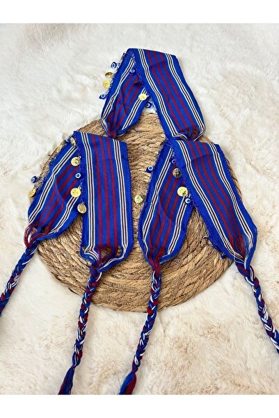 Ozer Baby Store Κεσάν Καρπουζί Μπλε Κορδόνι Μπαντάνα (Τοπική του Εύξεινου Πόντου)