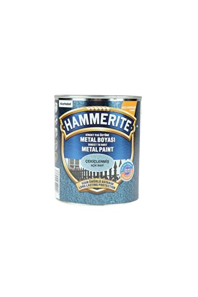 Marshall Hammerite Pas Üstü Metal Boyası Çekiçlenmiş Açık Mavi 0,75lt