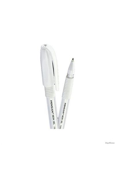 Bigpoint Pensan White Neon Ballpoint Pen 1mm (Piece Price)