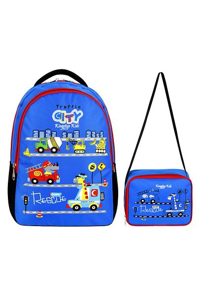 Roxy Traffic Car - Primary School and Lunch Box Set