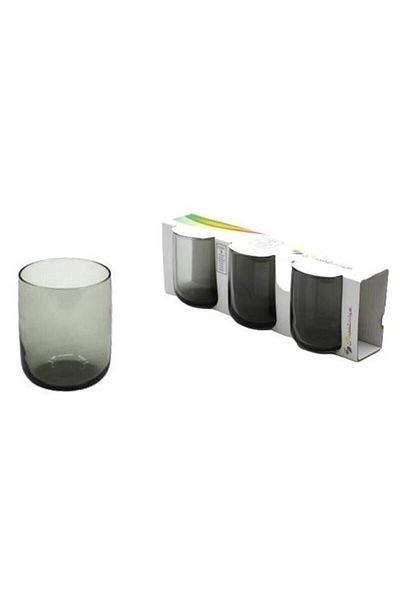 Paşabahçe Iconic Glass 280 Cc Gray Color 3 Pieces