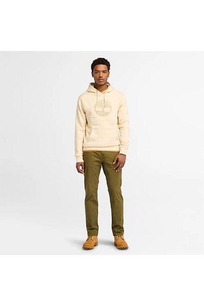 Timberland Ανδρικό μπεζ φούτερ - Φούτερ με λογότυπο Kennebec River Tree, Tb0a2bjhefl1