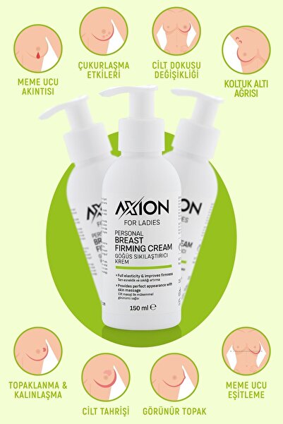 AXION Göğüs Sıkılaştırma ve Dikleştirmeye Yardımcı Göğüs Kremi - 150 ml
