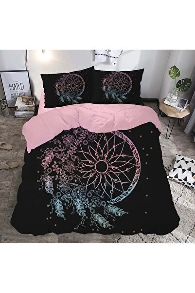 Home طقم غطاء لحاف مزدوج منقوش بوهيمواي - المنزل