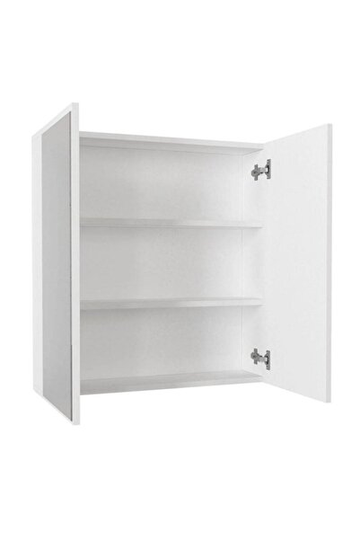 AZZURİ Azzuri Furniture Lavabo Üstü Aynalı 2 Kapaklı Banyo Dolabı