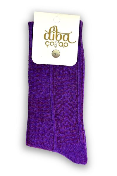 Nitesheys Дамски чорапи от агнешка вълна, дебели, с качулка