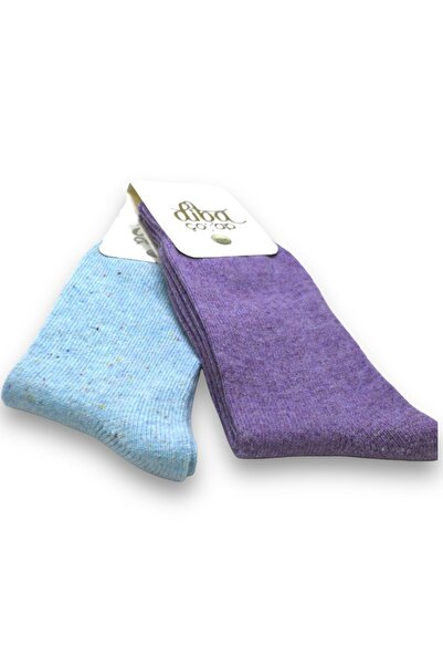 Nitesheys 2 броя дебели дамски чорапи от истинска вълна, зимни, тип „ботуши“