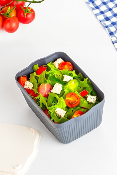 Porsima 1037 Still Box 6-Piece Multi-Purpose Food Storage Box Container Set Closet Organizer Organizer 1.5 L