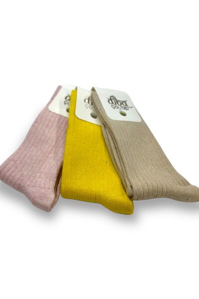 Nitesheys 3 Adet Gerçek Yün Kışlık Kalın Kadın Soket Çorap Bot Çorabı