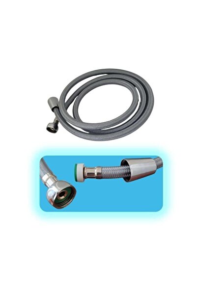 yapıtaşı Yt280 Kartepe Çelik Örgülü Kopmaz Banyo Duş Spiral Hortumu 150cm 10yıl Garanti